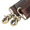 Vintage Fully Cow Leather Replacement Shoulder Strap for Briefcase Luggage Messenger Bag Sling Detachable Shoulder Strap