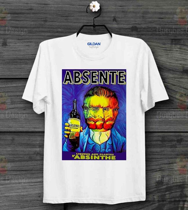 

Absinthe Vincent Van Gogh Tee Top Cool Unisex T Shirt B889 4XL