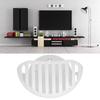 WallMounted Speaker Stand Easy Assembly Fashionable Design Wall Bracket Accessories for Speaker(Black )