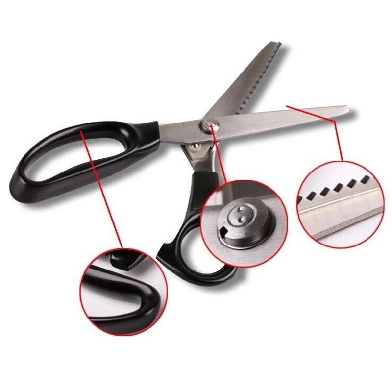 Buy Fabric Decorative Edge Pinking Shears Scissors Large Scallop Cut 3