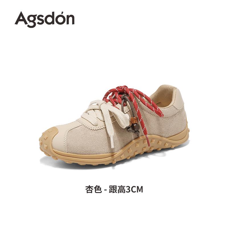Augustine platform German training shoes women's 2025 new autumn retro ballet Forrest Gump sports shoes light casual shoes