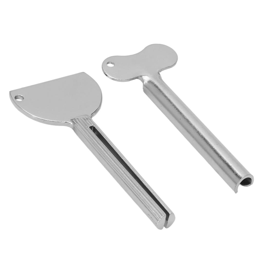 2pcs Toothpaste Tube Squeezer Saves Paste Rolling Stainless Steel Toothpaste Squeezer Dispenser