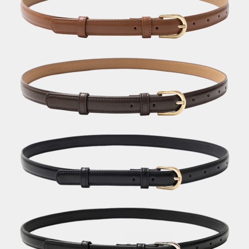 

LOOKAST ELLE ВЕГАНСКИЙ КОЖАНЫЙ РЕМЕНЬ / ELLE ВЕГАНСКИЙ КОЖАНЫЙ РЕМЕНЬ_4 цвета BLACK GOLD_ONE