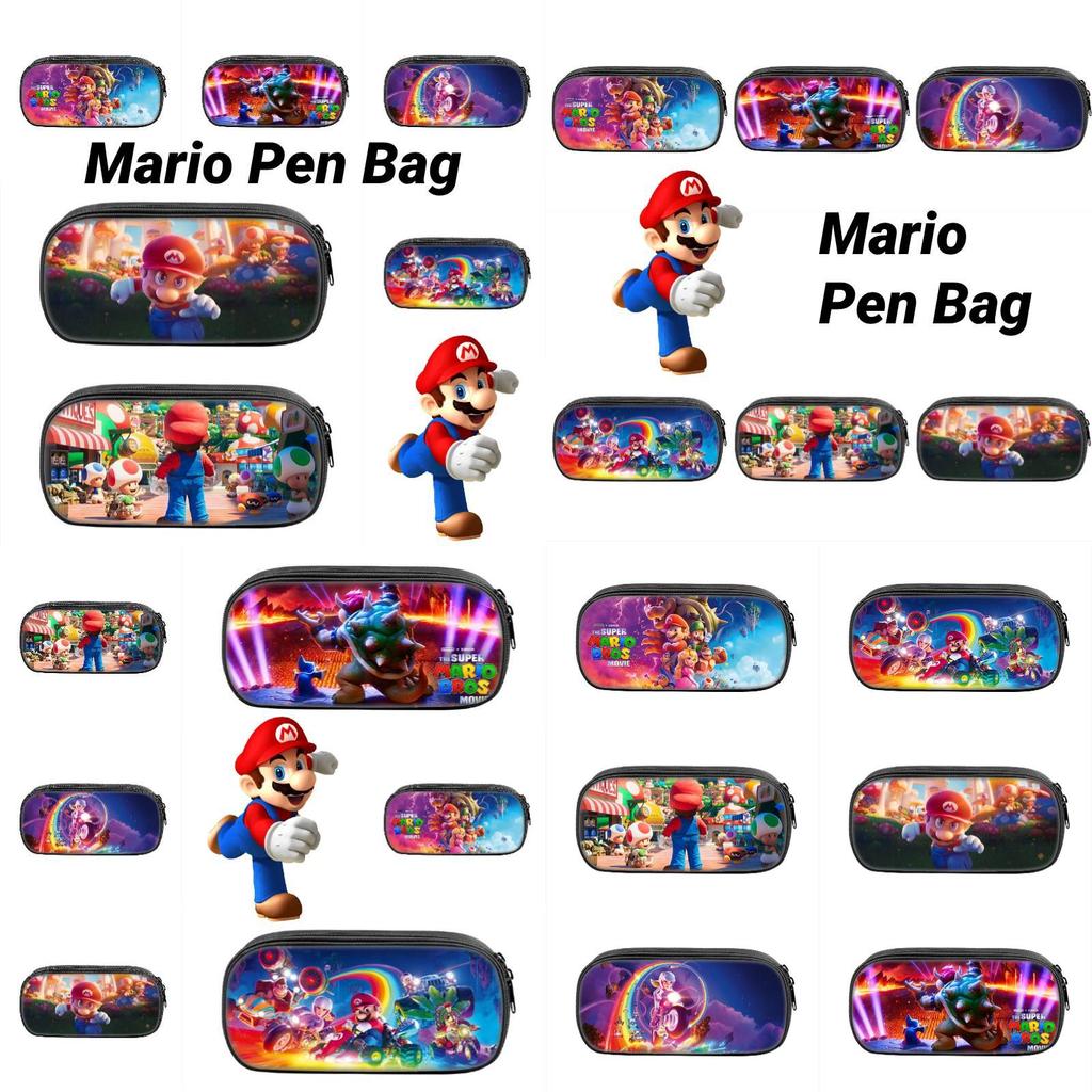 Super Mario Brothers Pen Pouch Cartoon Style Perfect For Storing Pencils And Stationery