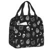 Pattern Insulated Lunch Box for Women Warm Cooler Thermal  Bag Kids School Children Food Picnic Container Tote