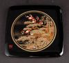 Maeju Lacquerware Pine, Bamboo, and Plum Design 5.0 Miyako Three-Tiered Box (B) 7R-617