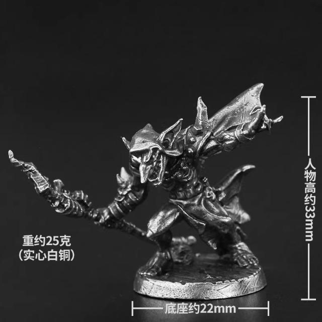 Ancient Goblin Warriors Soldier Model Action Figures Metal Toys Gifts Board Game Piece Desktop Car Interior Ornament Accessories