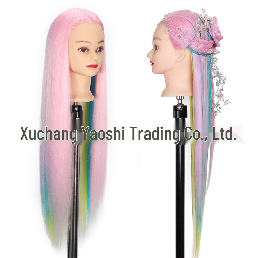Wig Mannequin Braiding Practice Model - Hairdressing Doll Head