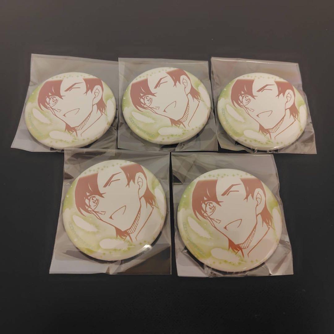 [USED] Detective Conan Kenji Hagiwara Conan Official App Bonus Kanagawa Series 5-Piece Can Badge