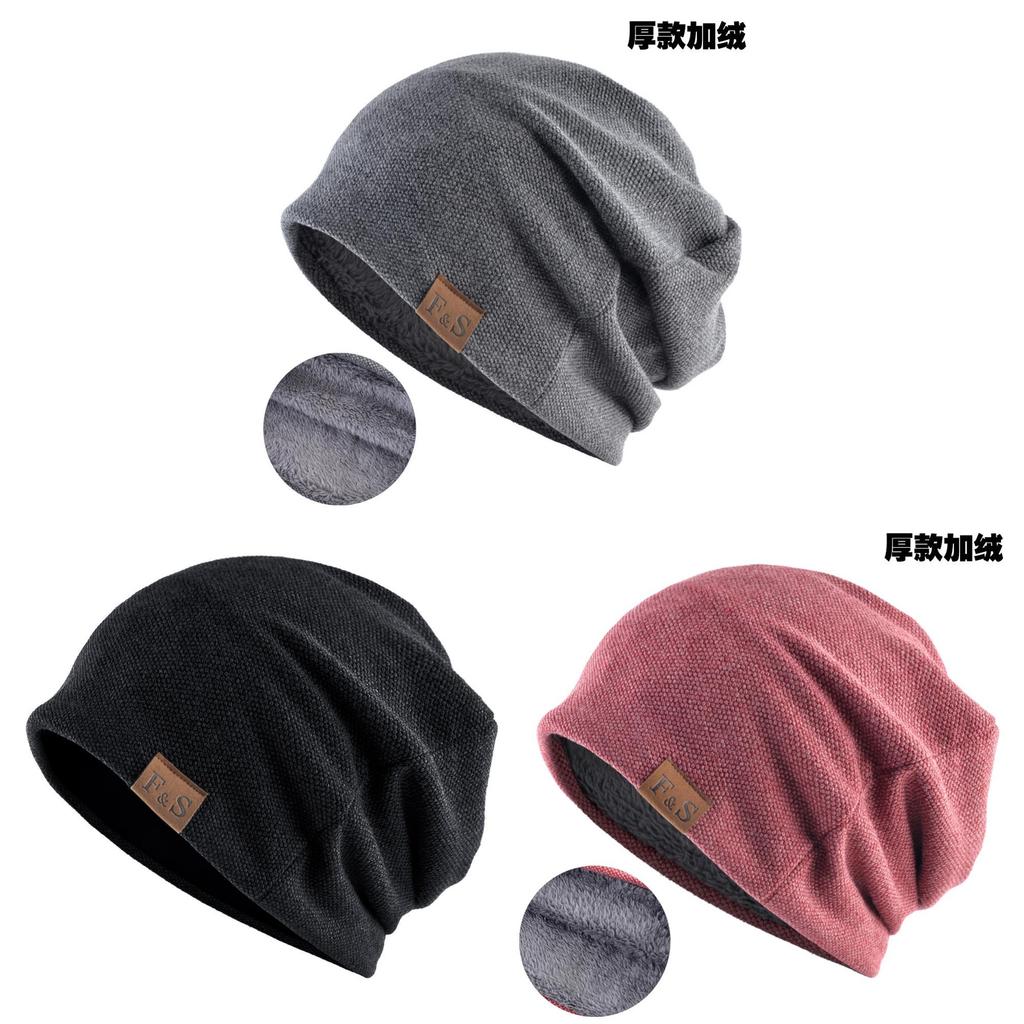 Cotton Knit Beanie For Winter With Windproof And Breathable Features For Men And Women
