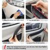 2PCS Rubber Car Bumper Guard,Anti-Collision Anti-Scratch Car Rear Bumper Protector Strip,Universal Car Bumper Protector Guard Car Exterior