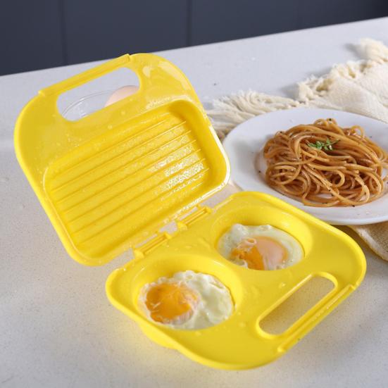 Silikonowa Forma do Gotowania Jajek do Mikrofalówki i Piekarnika Nieprzywierająca Forma do Omletów i Jajek Pożonych Bez BPA Narzędzie do Robienia Kanapki Śniadaniowej do Domowej Kuchni