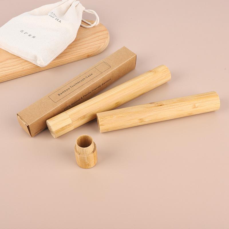 Eco Friendly Bamboo Toothbrush Soft Bristles Biodegradable Oral Care Adult Toothbrush Bamboo Handle Brush/Toothbrush Travel Case