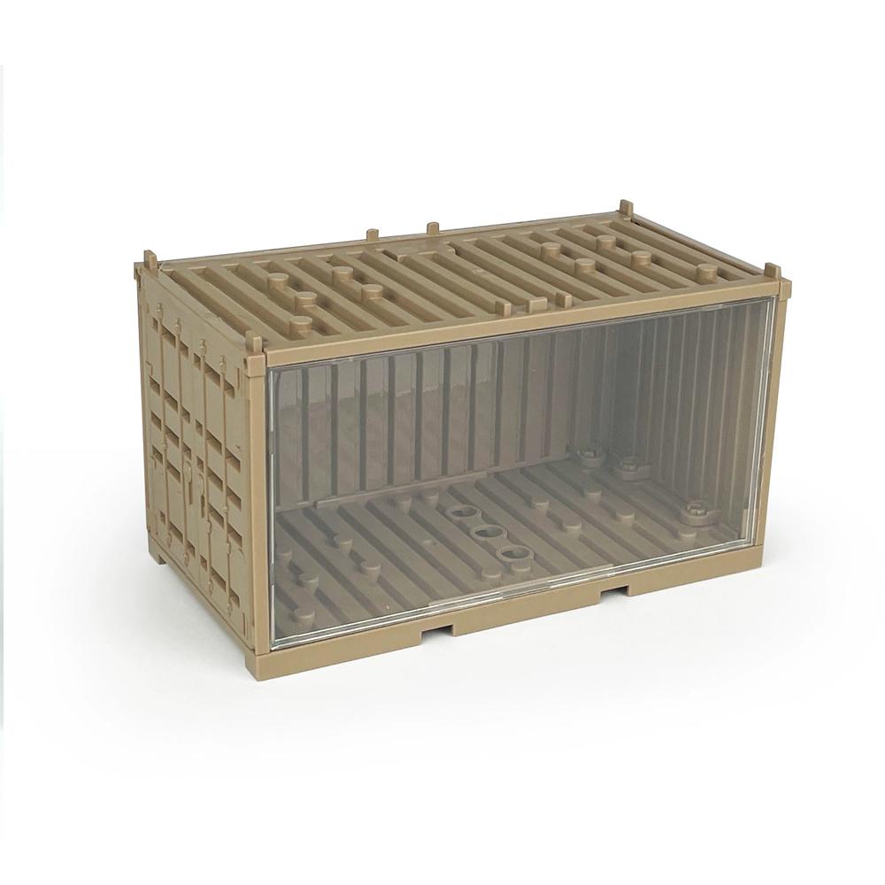 Building Block Display Box Small Particles Suitable For Lego Minifigures Clear Desktop Dust Box Stackable Storage Square Box
