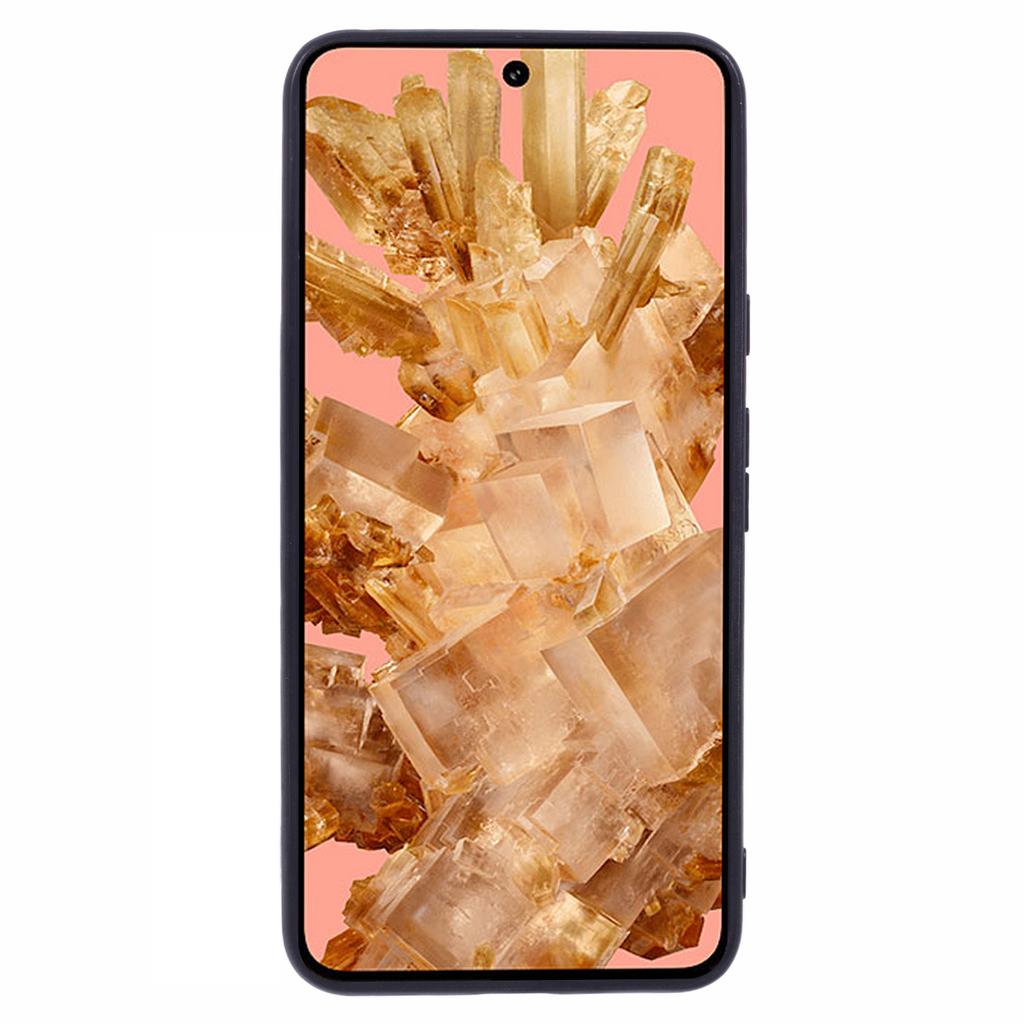 Bojue-3 Series For Google Pixel 8a Case PU Leather Coated PC+TPU Anti-Scratch Cover