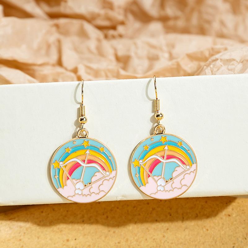 Cartoon Small Fresh And Cute Girl Ear Hook, Summer Fresh And Sweet Earrings, Niche Design Childlike Earrings