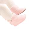 Baby Boys Girls Lined Winter Walking Shoes with Flat Toe Design