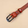 Women's Leather Belt Versatile Belt Fine Decorative Fashion Pin Buckle Belt