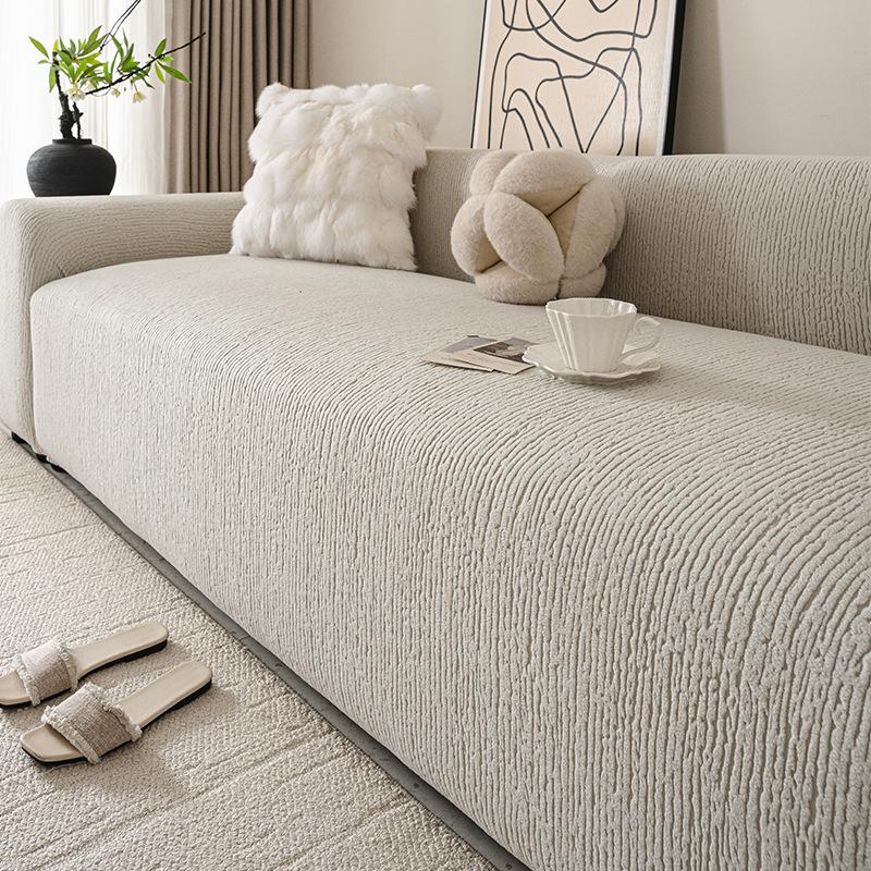 New Polar Fleece Sofa Cover for All Seasons Thickened Lazy Elastic All Inclusive Universal Cover