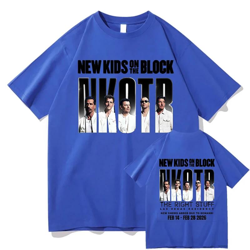 The Right Stuff Las Vegas Graphic T Shirts Cotton New Kids On The Block Nkotb Tshirts Short Sleeve Harajuku Tshirts Streetwear