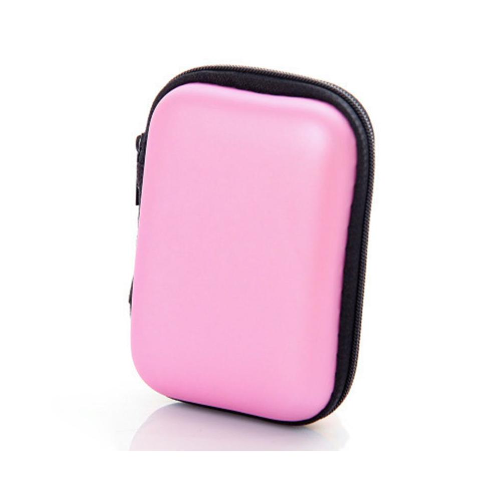 1PC Portable Mini Tech Accessory Organizer Bag, EVA Hard Shell for Earbuds, USB Drives & Chargers Home & Travel Organization