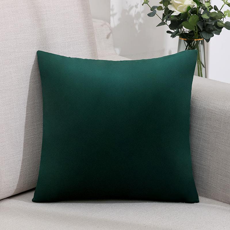 New Solid Color Nordic Velvet Pillow Sofa Office Living Room Simple Plush Cushion Bedroom Bedside Pillow