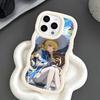 Wuthering Waves Phoebe Telefoonhoesje voor iPhone 17 16 15 14 13 12 11 Air Pro Max Plus Golvende Rand TPU Kleurrijke Cover Cover Luxe
