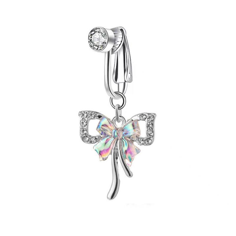 No Piercing Belly Button Clamp Easy To Wear Navel Rings Comfortable Women Body Adornment For Parties And Daily Wear