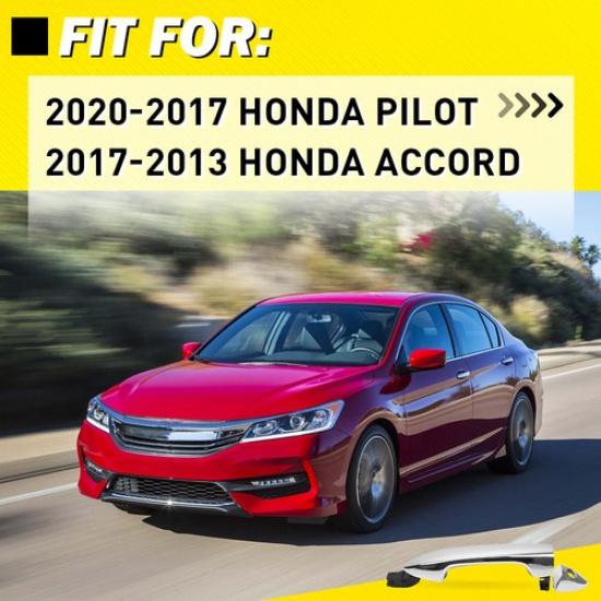 Car Exterior Outside Door Handle Front Left For 2017- Honda Pilot Replace US