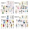 Pretend Play Magnetic Dress Up Dolls Magnet Clothes Girls Princess Stickers  Birthday Gift