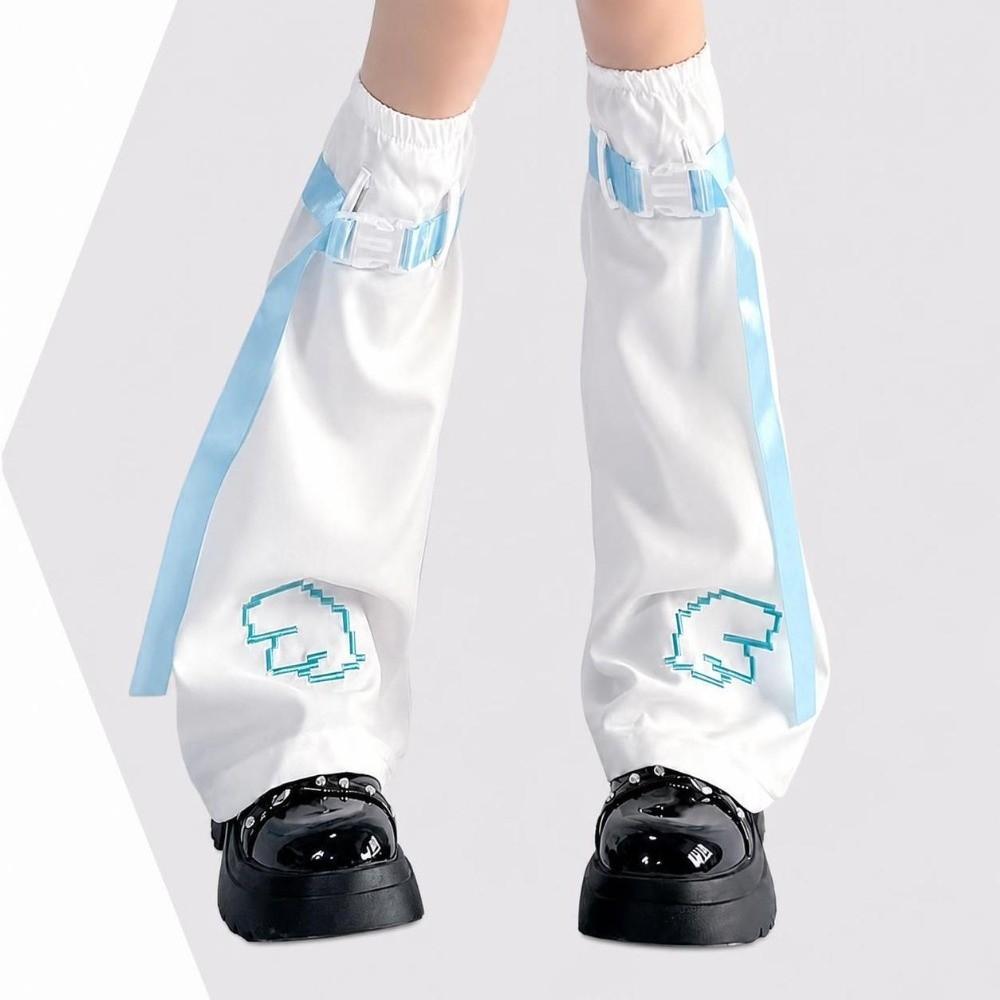 Wing Design Leg Socks Cover Trumpet Shaped High Tube Socks Boot Cuffs Cover Stockings For Women