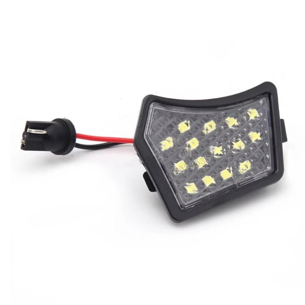 2Pcs LED LED Welcome Lamp for Suitable for Volvo S60 S80 V50 V70 XC70 XC90 Jaguar XJ Side Mirror