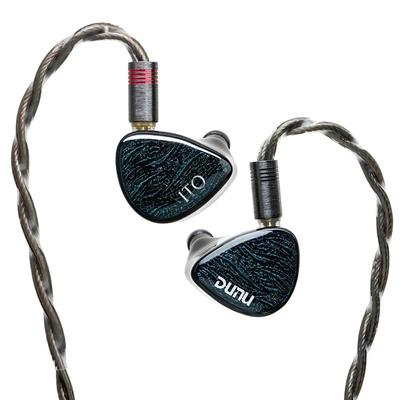 HiFiGo Wired Earphones, Monitor Earphones, DUNU X KOTO ITO 2DD+ 2BA, 10mm+8mm Ultra-Low Frequency Dynamic Driver (Biocellulose Dome + Flexible