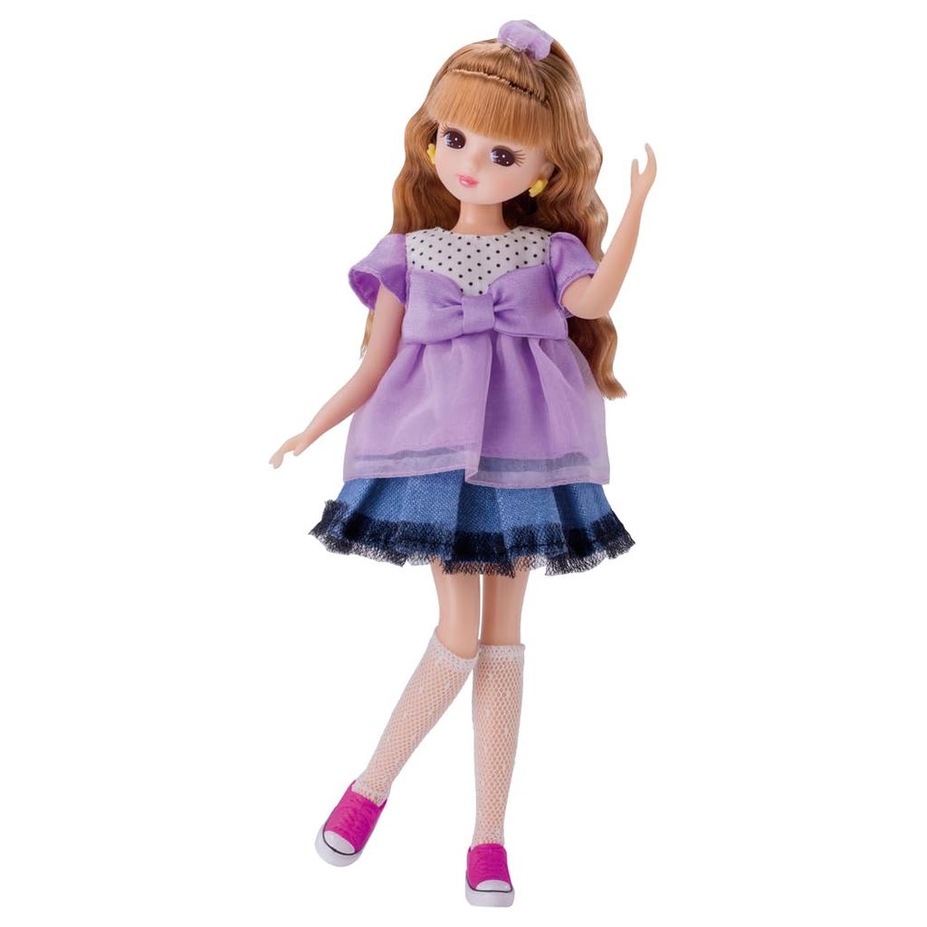 Takara Tomy Doll Everyday Style Pretend Play Toy for Ages 3 and Up Licca-chan LD-04 Licca-chan Dress-Up