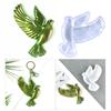 Pigeon Keychain Silicone Mold Keychain Charms Resin Mold Animal Epoxy Resin Casting Mold for DIY Crafts Car Home Decor