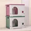 All-Season Rainproof Enclosed Cat & Dog House Shelter