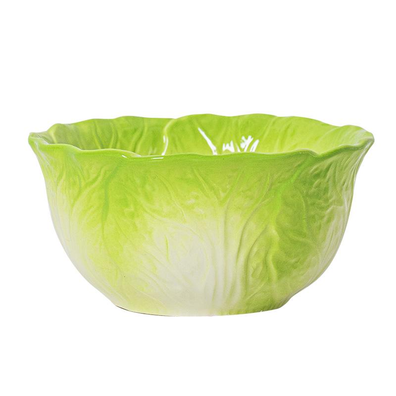 2026 Creative Ceramic Rice and Soup Bowl - Large, Colorful Underglaze with Lace Design