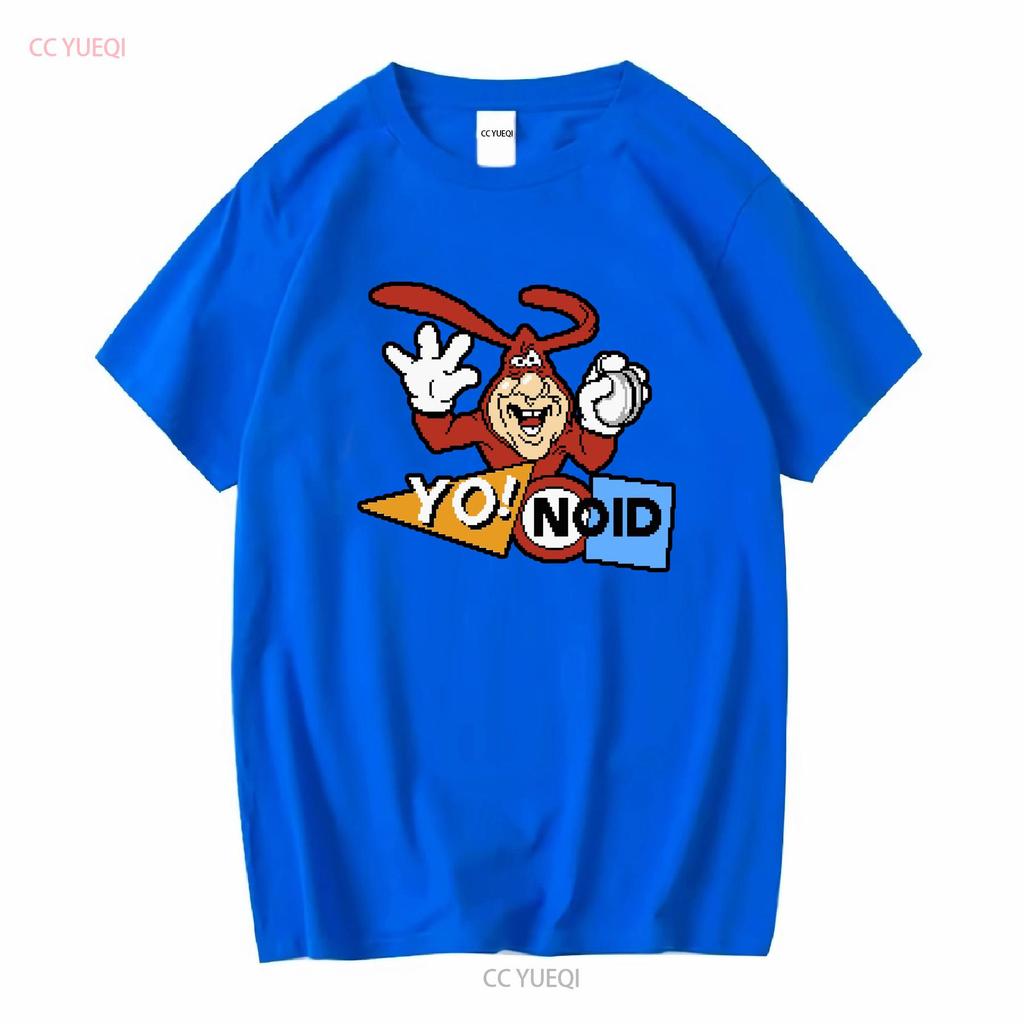 Yo Noid T Shirt New Small Med Large XL Classic 80s Video Game NES Pizza long or short sleeves vintage Washed fashion streetwear