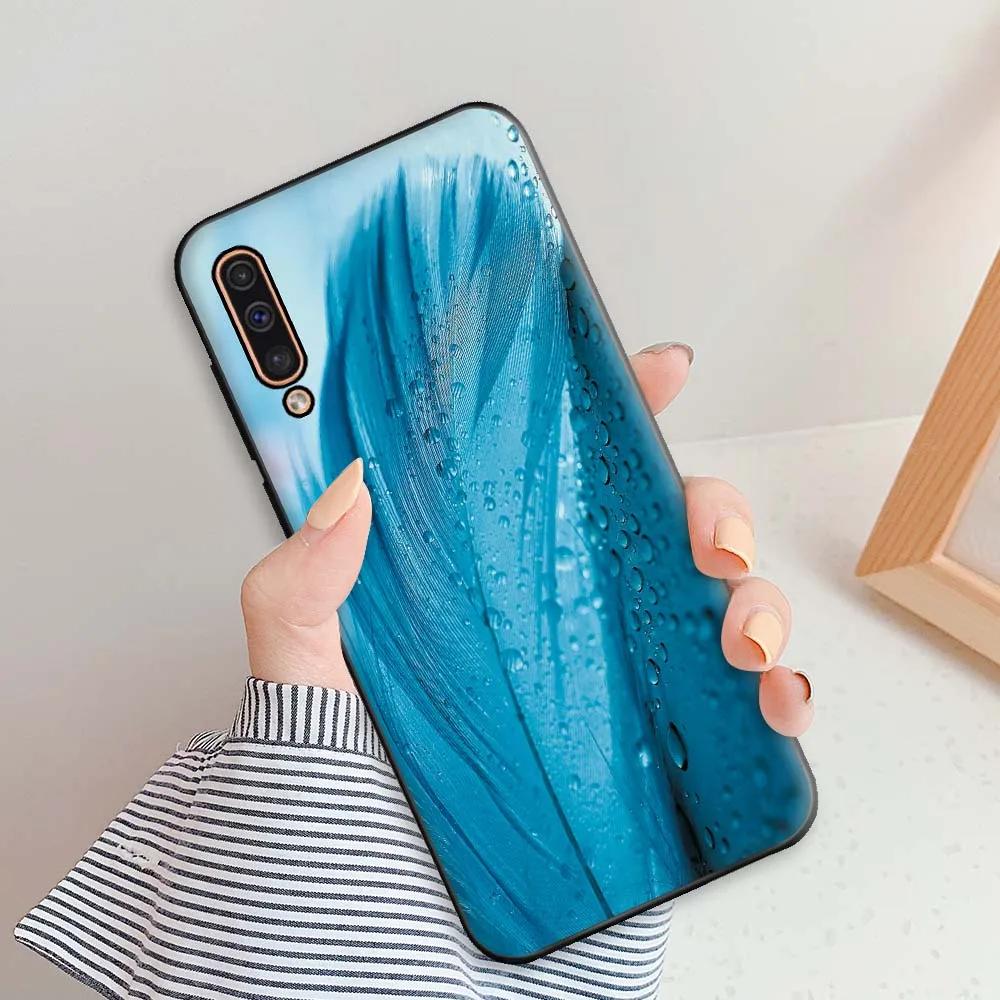 Für Samsung Galaxy A50 Hülle Für Samsung A50s A30s Handyhüllen Für Samsung A50 Blumen Silikon Weiches TPU Fundas A 50 A30 S Bumper