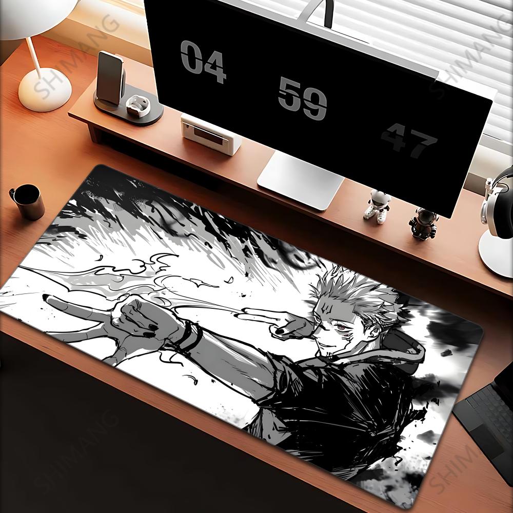 Satoru Gojo Laptop Accessories Keyboard Pad Desk Mat Set Up Gaming Mat Desk Pad Setup Gamer Mouse Pad Office Big Mousepepad