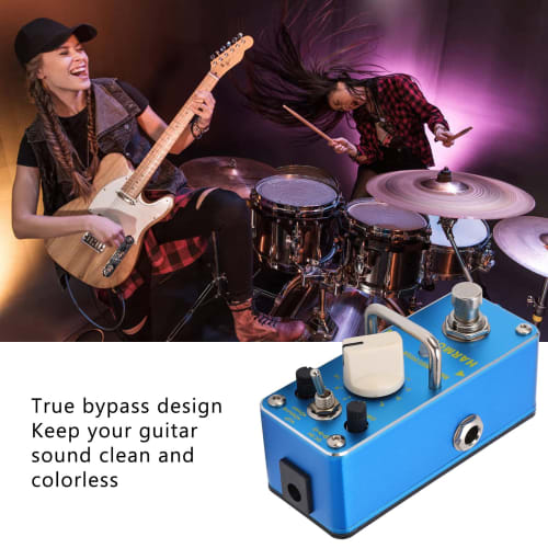 Pitch Shifter Guitar Pedal, Phaser Guitar Pedal, 3-Mode Guitar Effect Pedal with True Bypass for Electric Guitar