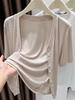 Di Yun Y2K Style Simple Short-Sleeved Women's Shirt - 2026 Spring/Summer Collection
