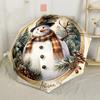 Christmas Santa Claus Portrait Compact Travel Automatic Umbrella Compact 8-Rib Design Compact Design for Outdoor Daily Use Fashion Lovers
