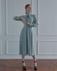 Salon De Seoul Lily Pleated Dress - Mint