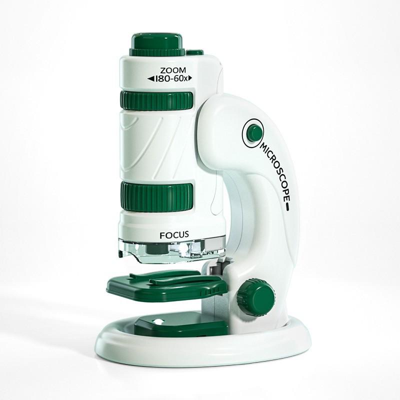 Portable Kids' Microscope Science Kit - Educational Toy for Primary & Middle School Students, Perfect Gift for Boys & Girls