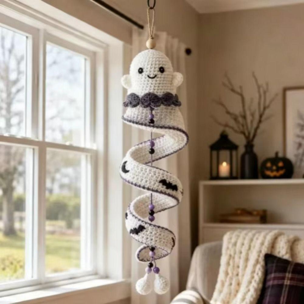 DIY Craft Christmas Crochet Ornament Holiday Crochet Crafts Window Decor