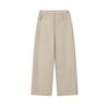 Fila White Classic Fashion Simple Relaxed Comfortable Versatile Straight Leg Woven Casual Pants Women Bottoms Cream F11W613802FBG