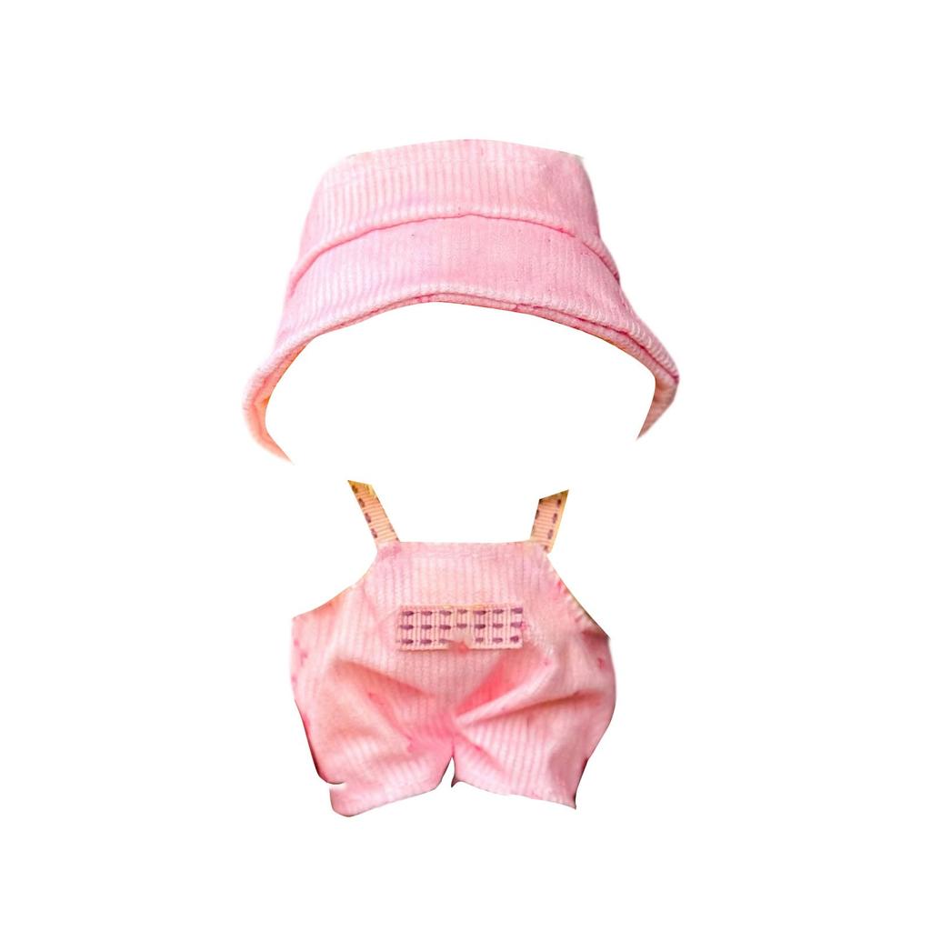 First And Second Generation Baby Clothes 17cm Doll Sitting Party Clothes Accessories Overalls