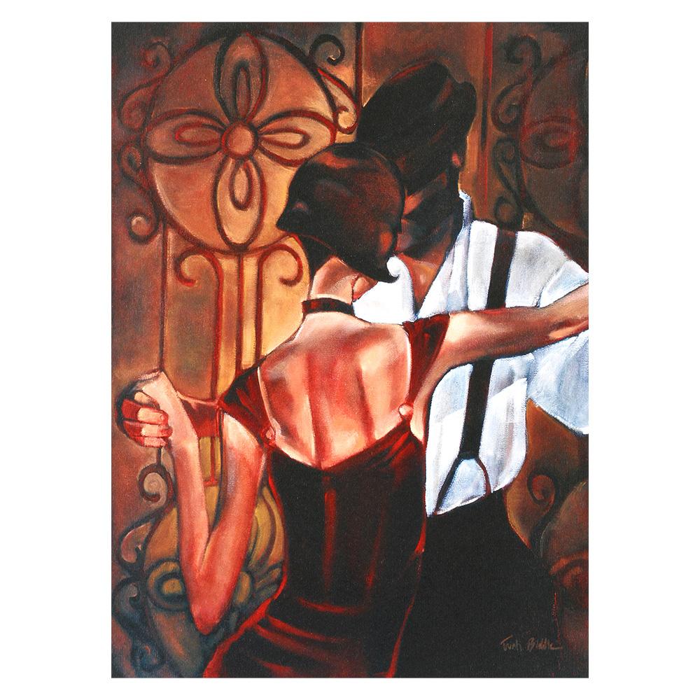 Beautiful Woman Figure Spanish Flamenco Dancer Modern Style Canvas Painting Wall Art Poster Print Pictures for Living Room