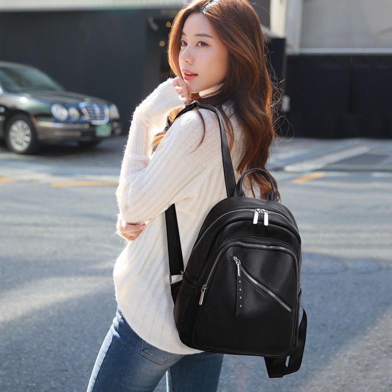 Backpack for Women, New Trend, European and American Fashion, Leather Women's Backpack, Middle-aged Mother Backpack